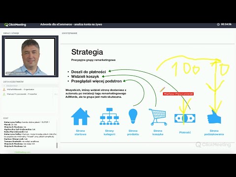 Webinar AdWords - Szkolenie z optymalizacji konta - skrót nagrania z webinaru.